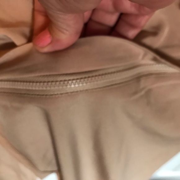 One piece jumpsuit with contrasting zippers - Picture 4 of 5